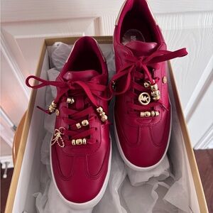 Michael Kors Women's Bold Red Sneakers